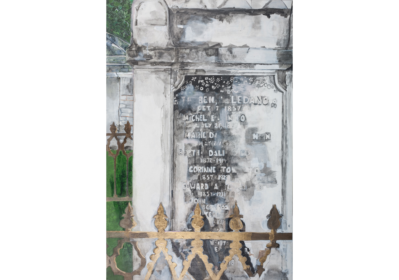 Lafayette Cemetery, New Orleans, acrylic on canvas, 36 x 24 in.